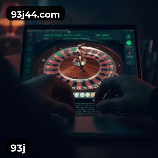 Imagem promocional da 93j mostrando a plataforma e suas vantagens